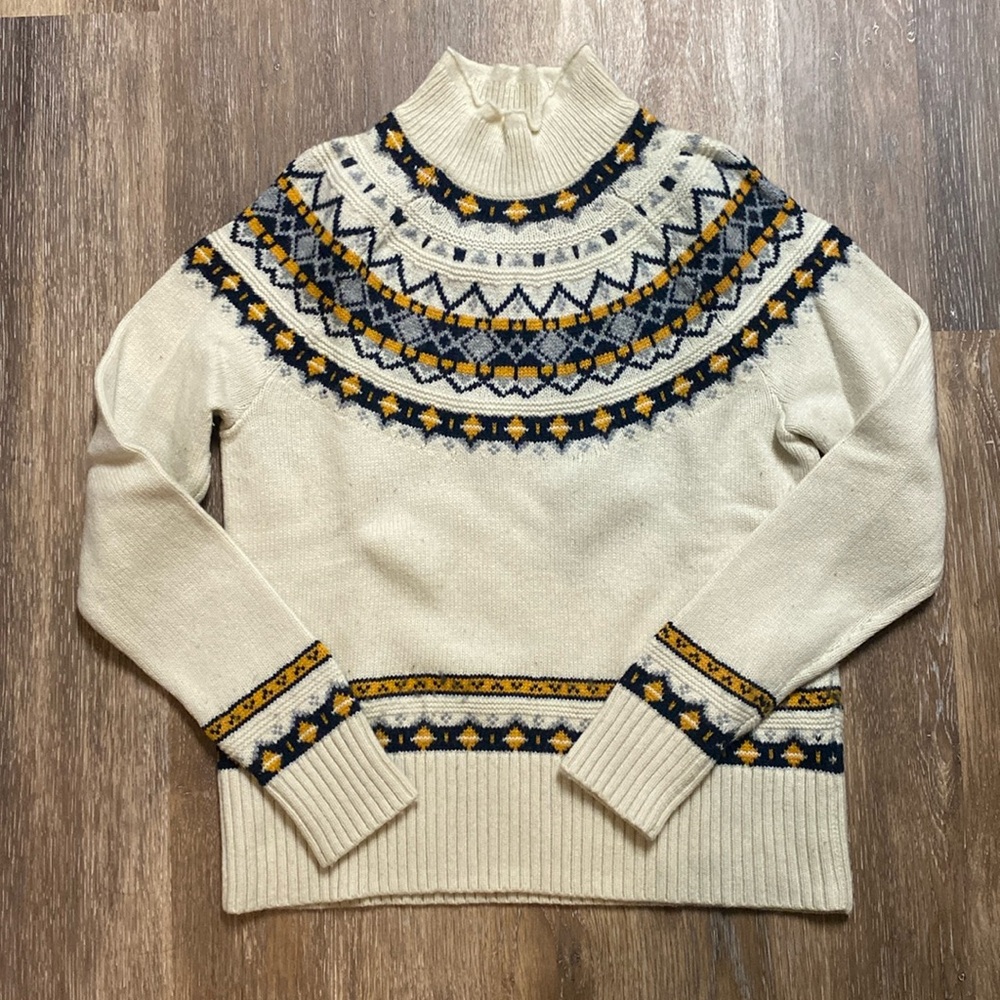 J. Crew Fair isle sweater